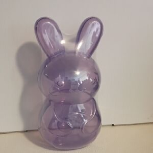 Charming Lavender Fillable Bunny Container